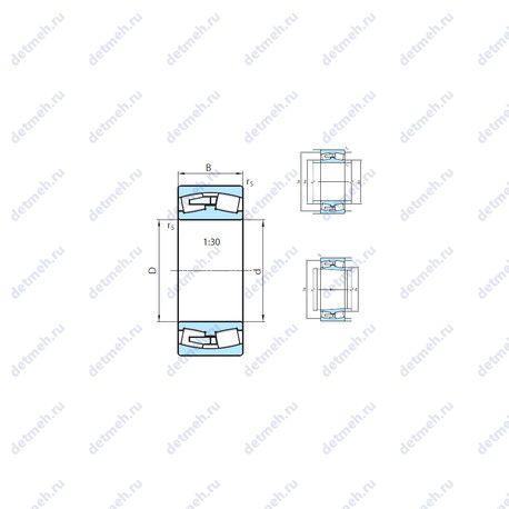 Подшипник 24188CCK30W33MB чертеж