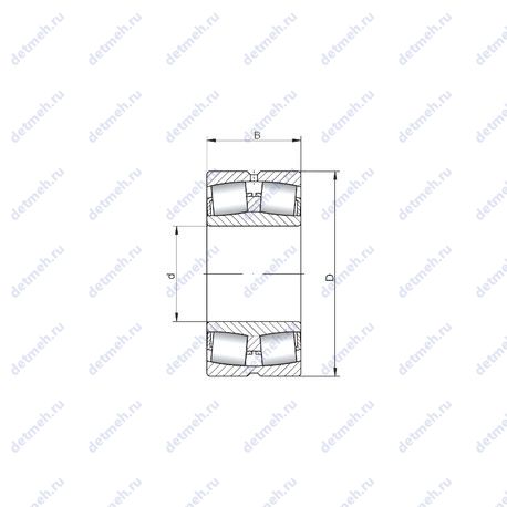 Подшипник 24188 CW33 чертеж