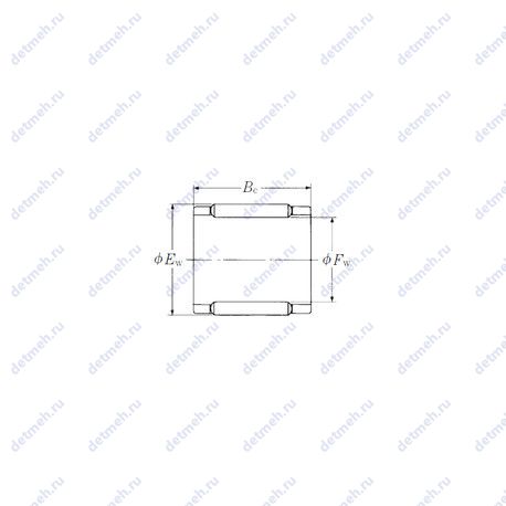 Подшипник FBN-121613-E чертеж