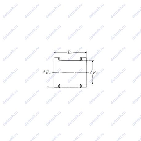 Подшипник FBN-182222-E чертеж