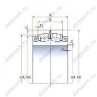Чертеж подшипника SL850-7