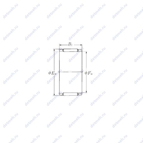 Подшипник FBN-505620 чертеж