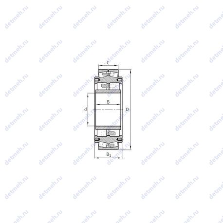Подшипник Z-531159.04.DRGL чертеж