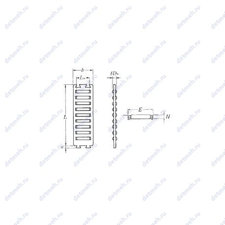 Подшипник FF2515 чертеж