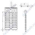Чертеж подшипника FF2535ZW