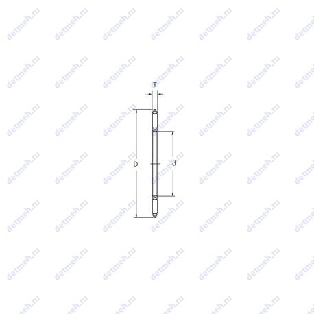 Подшипник FNTA-5578 чертеж