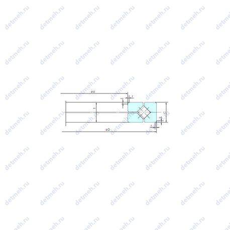 Подшипник XSI 140414 N чертеж
