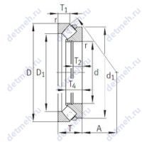 Чертеж подшипника 292/1060-E1-MB