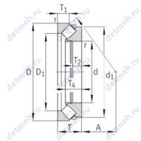 Чертеж подшипника 292/1180-E1-MB