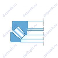 Чертеж подшипника 294/750