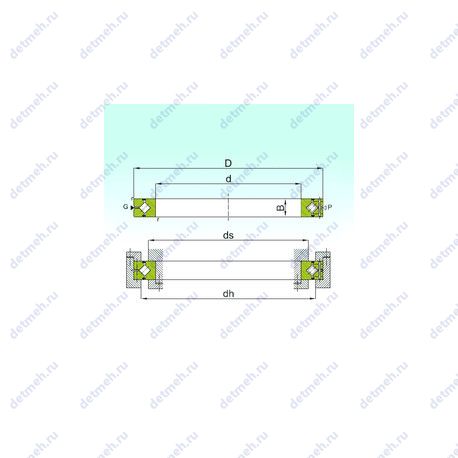 Подшипник CRBH 6013 A чертеж