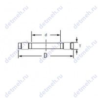 Чертеж подшипника K.81207LPB