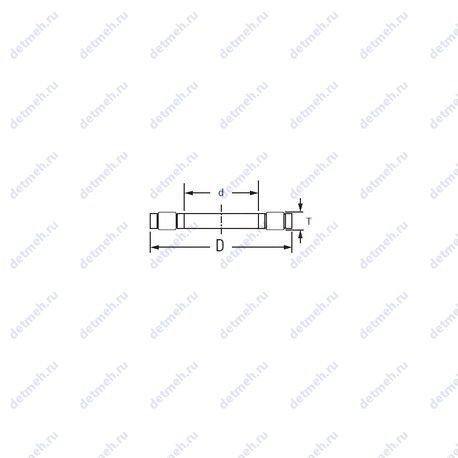 Подшипник K.81211TVP чертеж