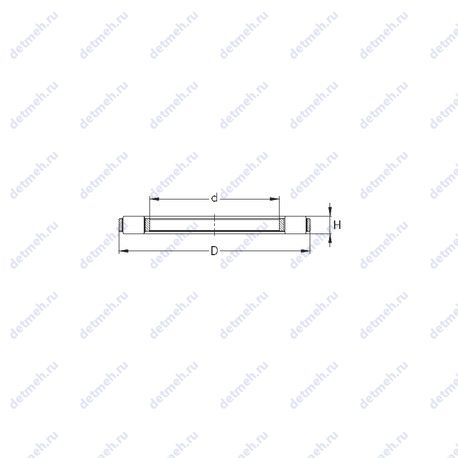 Подшипник K 81234-MB чертеж
