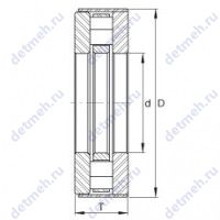 Чертеж подшипника RCT30-B