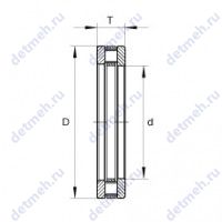 Чертеж подшипника RT620