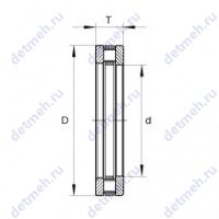 Чертеж подшипника RT-727