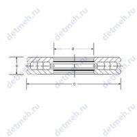 Чертеж подшипника RT-730