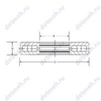 Чертеж подшипника RT-752
