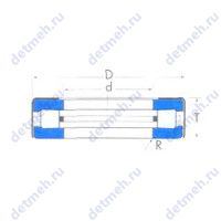 Чертеж подшипника T107W