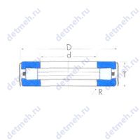 Чертеж подшипника T1760