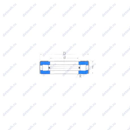 Подшипник T387W чертеж