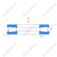 Чертеж подшипника T9020