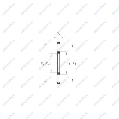 Подшипник TC3648 чертеж