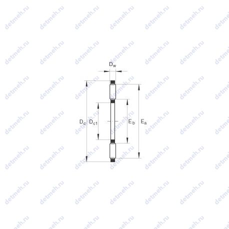 Подшипник TC613 чертеж