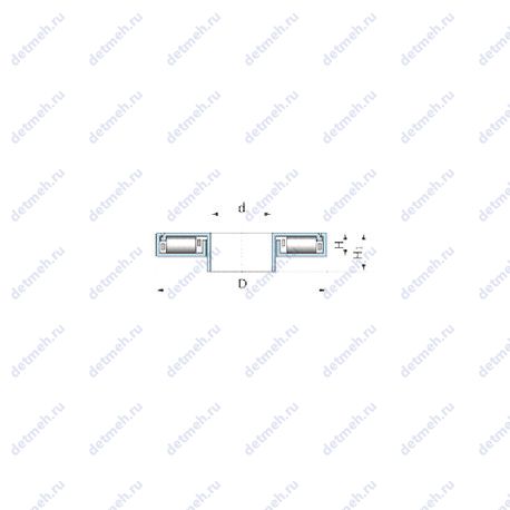 Подшипник TNB44145S01 чертеж