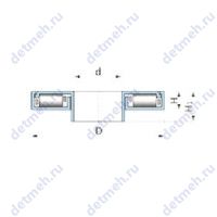 Чертеж подшипника TNB44145S01