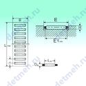 Чертеж подшипника GLP 12022