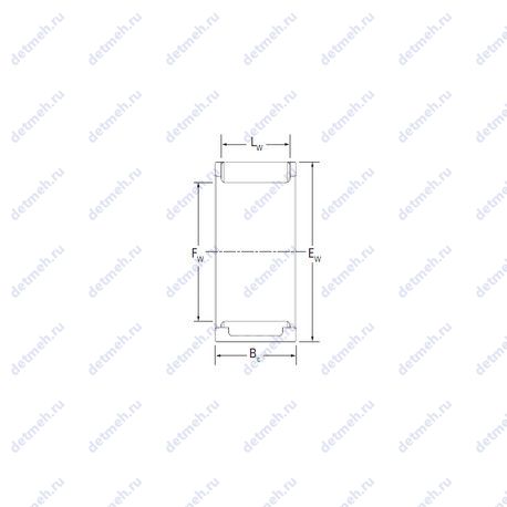 Подшипник GS344322-1 чертеж