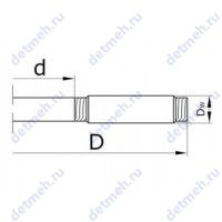 Чертеж подшипника АК20X35X2