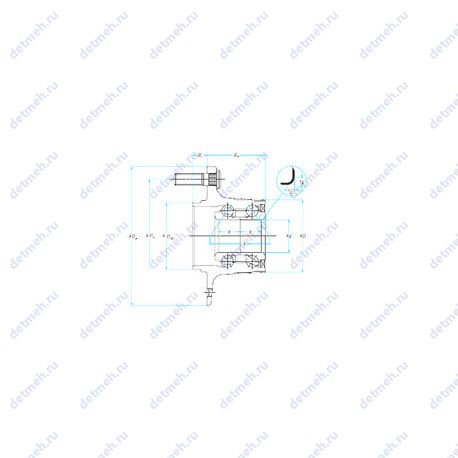 Подшипник 30BWK02J чертеж