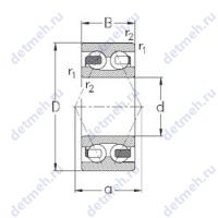 Чертеж подшипника 3200-B-TV