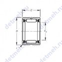 Чертеж подшипника HJ-486028.2RS