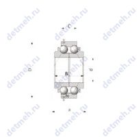 Чертеж подшипника 35BVV07X-6