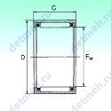 Чертеж подшипника HK 223218