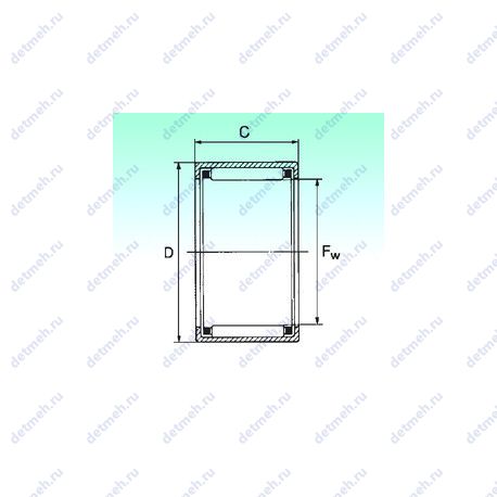 Подшипник HK2524 чертеж