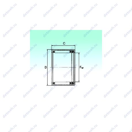 Подшипник HK 3012 RS чертеж