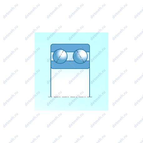 Подшипник 5214NRZZG15 чертеж
