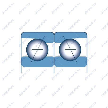 Подшипник 7005CDB/GHP4 чертеж