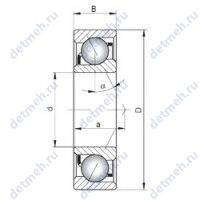 Чертеж подшипника 7038B