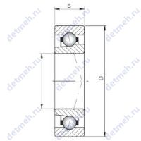 Чертеж подшипника 71814 ATBP4