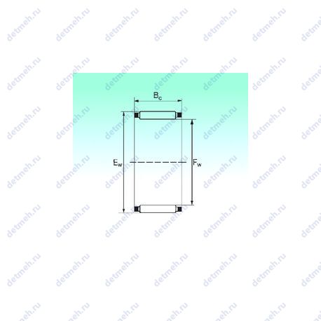 Подшипник K 12x16x10 TN чертеж