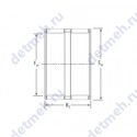 Чертеж подшипника K15X19X22ZW