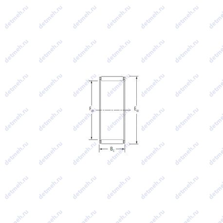 Подшипник K18X22X17H чертеж