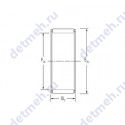Чертеж подшипника K18X22X17H