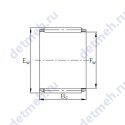 Чертеж подшипника K203019PC